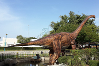 Supermarket Realistic Animatronic Sauroposeidon Dinosaur Statue With The Action
