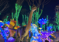 Special Keel Made Fabric Chinese Lanterns Seaweed Dinosaur Combination To Show Festival