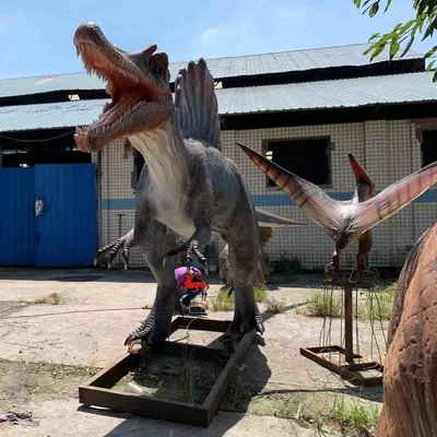 কেনা প্রদর্শনী বাস্তবসম্মত অ্যানিমেট্রনিক ডাইনোসর 6 মি স্পিনোসরাস মডেল online manufacture