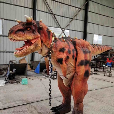 Carnotaurus বাস্তবসম্মত ডাইনোসর পরিচ্ছদ প্রাপ্তবয়স্ক বয়স কর্মক্ষমতা জন্য ম্যানুয়াল নিয়ন্ত্রণ