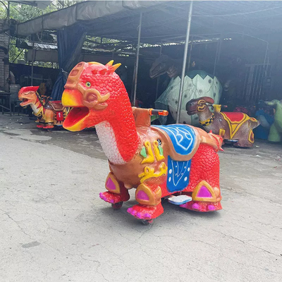 কয়েন কন্ট্রোল ওয়াকিং ডাইনোসর রাইডস, অ্যানিমেট্রনিক ডিনো রাইড অন