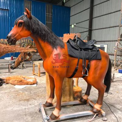 কেনা Kids Playground Animatronic Horse Ride For Theme Park Attractions online manufacture