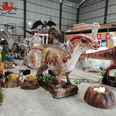 Good price বাস্তবসম্মত অ্যানিমেট্রনিক প্যারাসরোলফাস ডাইনোসর জুরাসিক অ্যামিউজমেন্ট পার্ক ডাইনোসর অনলাইন