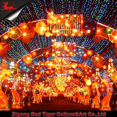 ভালো দাম থিম পার্ক চাইনিজ ফেস্টিভ্যাল লণ্ঠন সানপ্রুফ জিগং লণ্ঠন অনলাইন
