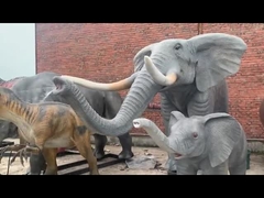 থিম পার্ক বাস্তবসম্মত অ্যানিমেট্রনিক ডাইনোসর কার্নোটরাস আন্দোলন এবং শব্দ কাস্টমাইজেশন সহ